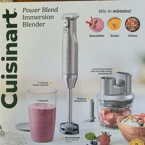 Cuisinart Silver Immersion Blender with Food Processor Set